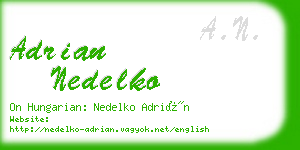 adrian nedelko business card